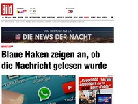 Bild zum Artikel: WhatsApp - Blaue Haken zeigt gelesene Nachrichten an