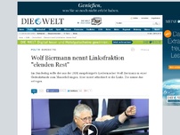 Bild zum Artikel: Bundestag: Wolf Biermann nennt Linksfraktion 'elenden Rest'