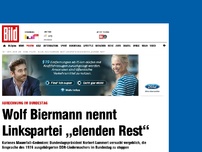 Bild zum Artikel: Abrechnung im Bundestag - Musiker Biermann nennt Linke „elenden Rest“