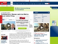 Bild zum Artikel: Zum Mauerfall-Jubiläum - Gorbatschow: Westen zieht die Welt in neuen kalten Krieg