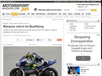Bild zum Artikel: MotoGP - Rossi rast in Valencia zur Pole: Marquez stürzt im Qualifying