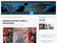 Bild zum Artikel: Aufstand in Europa, außer in Deutschland!