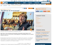 Bild zum Artikel: Kanzlerin Merkel mischt sich ein - 
'Die DDR war ein Unrechtsstaat'