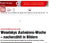 Bild zum Artikel: Lokführerstreik - Weselskys Bahnsinns- Woche in Bildern