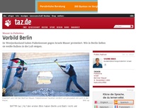 Bild zum Artikel: Mauer in Palästina: Vorbild Berlin