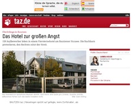 Bild zum Artikel: Flüchtlinge in Bautzen: Das Hotel zur großen Angst