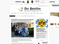 Bild zum Artikel: Schlagstöcke und Pyrotechnik sichergestellt: Polizei löst unerlaubte Kinderdemo auf