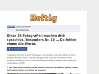 Bild zum Artikel: Diese 18 Fotografien machen dich sprachlos. Besonders Nr. 16 … Da fehlen einem die Worte.