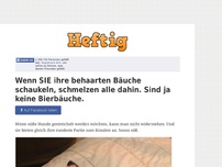 Bild zum Artikel: Wenn SIE ihre behaarten Bäuche schaukeln, schmelzen alle dahin. Sind ja keine Bierbäuche.