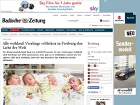 Bild zum Artikel: Erste Vierlingsgeburt seit 20 Jahren