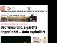 Bild zum Artikel: Fataler Unfall - Deo benutzt, Zigarette an – Auto explodiert