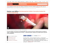 Bild zum Artikel: Petition zum Kiffen: Rechtsexperten halten Cannabis-Verbot für verfassungswidrig