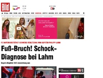 Bild zum Artikel: Philipp Lahm - Schock-Moment im Bayern-Training