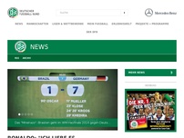Bild zum Artikel: Ronaldo: 'Ich liebe es, Deutschland spielen zu sehen'