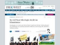 Bild zum Artikel: Ideengeschichte: So viel Nazi-Ideologie steckt im Islamismus