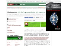 Bild zum Artikel: Fifa-Korruption: DFL-Chef regt europäischen WM-Boykott an