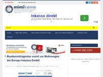 Bild zum Artikel: Bundesnetzagentur warnt vor Mahnungen der Europa Inkasso GmbH