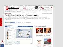 Bild zum Artikel: Persönliche Videos: Facebook sagt danke und ich könnte kotzen