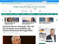 Bild zum Artikel: Gabriele Krone-Schmalz: Wer ist die deutsche Journalistin, die Putins Wahnsinn für legal hält?