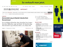 Bild zum Artikel: Sozialstaat: 
			  Zuwanderung entlastet deutschen Sozialstaat