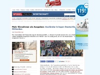 Bild zum Artikel: Mehr Einnahmen als Ausgaben: Ausländer bringen Deutschland Milliarden