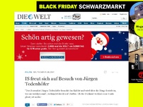 Bild zum Artikel: Deutscher Publizist: IS freut sich auf Besuch von Jürgen Todenhöfer