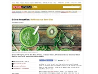 Bild zum Artikel: Grüne Smoothies: Rohkost aus dem Glas