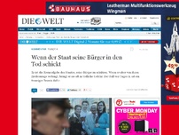 Bild zum Artikel: Tugce A.: Wenn der Staat seine Bürger in den Tod schickt