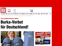 Bild zum Artikel: CDU-Vize Klöckner fordert - Burka-Verbot für Deutschland!