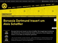 Bild zum Artikel: Borussia Dortmund trauert um Alois Scheffler