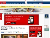 Bild zum Artikel: TV-Moderator verspottet Dortmund - Stefan Raab macht sich über Klopp und BVB lustig