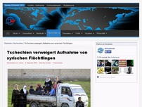 Bild zum Artikel: Tschechien verweigert Aufnahme von syrischen Flüchtlingen