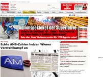 Bild zum Artikel: Echte AMS-Zahlen heizen Wiener Vorwahlkampf an