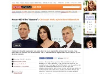 Bild zum Artikel: Neuer 007-Film 'Spectre': Christoph Waltz spielt Bond-Bösewicht