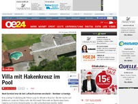 Bild zum Artikel: Villa mit Hakenkreuz im Pool