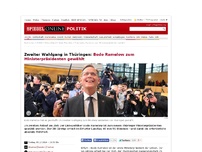 Bild zum Artikel: Zweiter Wahlgang in Thüringen: Bodo Ramelow zum Ministerpräsidenten gewählt