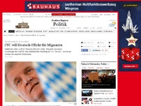 Bild zum Artikel: Sprachregeln für Zuwanderer: CSU will Deutsch-Pflicht für Migranten