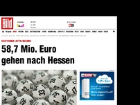 Bild zum Artikel: Lotto-Rekord - 58,7 Millionen Euro gehen nach Hessen
