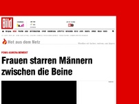 Bild zum Artikel: Penis-Kamera beweist - Frauen starren Männern zwischen die Beine