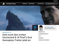 Bild zum Artikel: Seht euch den ersten Uncharted 4: A Thief’s End Gameplay-Trailer jetzt an