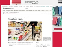 Bild zum Artikel: Sortiment in Supermärkten: Von allem zu viel