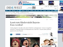 Bild zum Artikel: Wunschzettel: Lasst eure Kinder nicht Bayern-Fans werden!