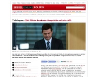 Bild zum Artikel: Thüringen: CDU führte konkrete Gespräche mit der AfD