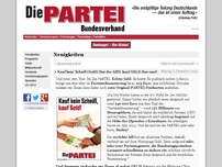 Bild zum Artikel: Kauf kein’ Scheiß (Gold) (bei der AfD), kauf GELD (bei uns)!