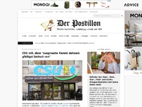 Bild zum Artikel: CSU will, dass 'zuagroaste Hansln dahoam gfälligst Deitsch ren'