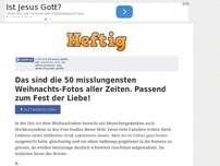 Bild zum Artikel: Das sind die 50 misslungensten Weihnachts-Fotos aller Zeiten. Passend zum Fest der Liebe!