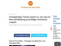 Bild zum Artikel: Schlagfertiger Teenie macht vor, wie man im Netz mit Mobbing (und billiger Anmache) umgeht