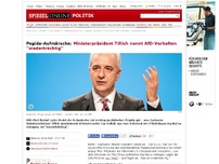 Bild zum Artikel: Pegida-Aufmärsche: Ministerpräsident Tillich nennt AfD-Verhalten 'niederträchtig'