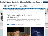 Bild zum Artikel: 'Tag & Nacht'-Star Alina: 'Wiegst du 30 Kilo zu viel, bist du die fette Lesbe'