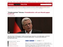 Bild zum Artikel: 'Friedenswinter'-Demos: Protestbündnis ruft zum Marsch gegen Gauck auf